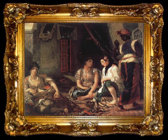 framed  Eugene Delacroix apartment, ta009-2